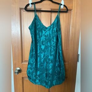Teal/Green  Floral Lace Chemise